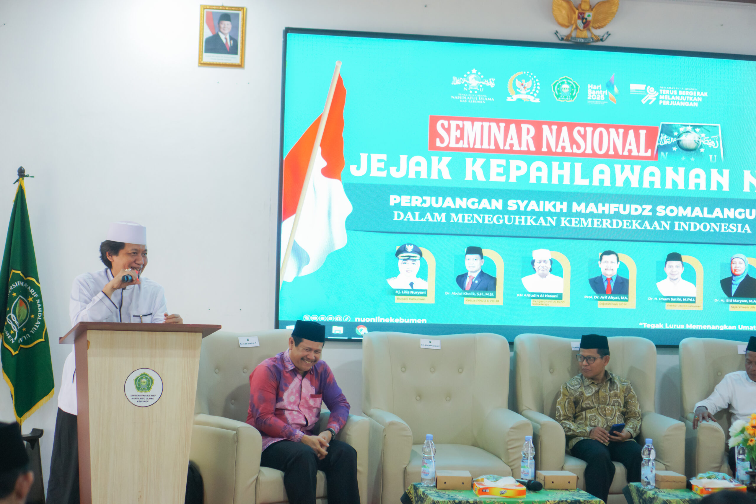 Seminar Nasional Jejak Kepahlawanan NU “Perjuangan Syaikh Mahfudz Somalangu dalam Meneguhkan Kemerdekaan Indonesia”