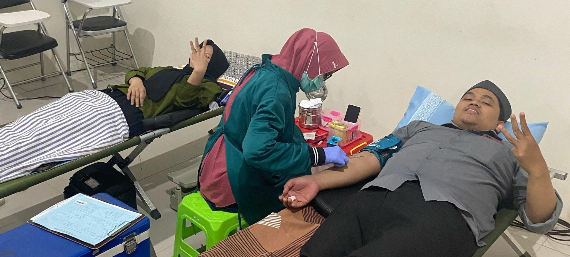 Momentum Kemanusiaan: Aksi Donor Darah Meriahkan Gebyar Ramadhan di UMNU Kebumen